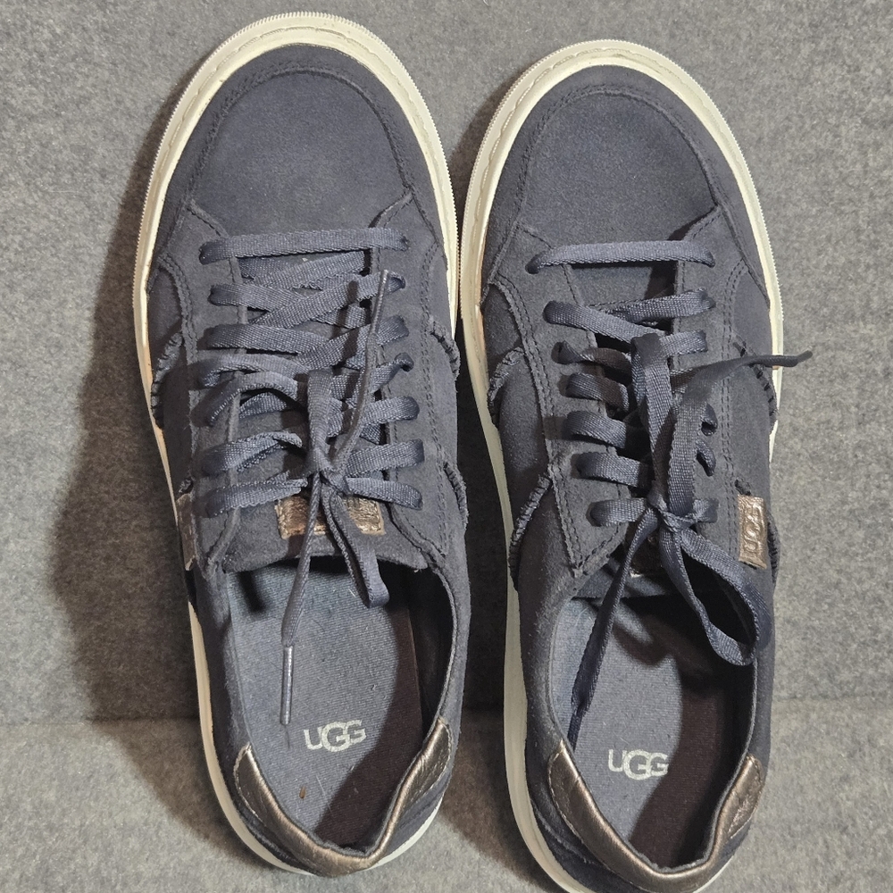 UGG Alameda Lace Blue Suede‎ 7.5 - Picture 9 of 11